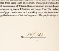 A group of five photographs (from In The Studio printed by George Tice with labels signed by George Tice and Joanna Steichen)