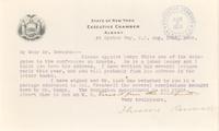 [Presidential] Roosevelt, Theodore. Typed letter, signed