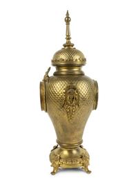 A French Gilt Bronze Urn-Form Clock — LATE 19TH CENTURY