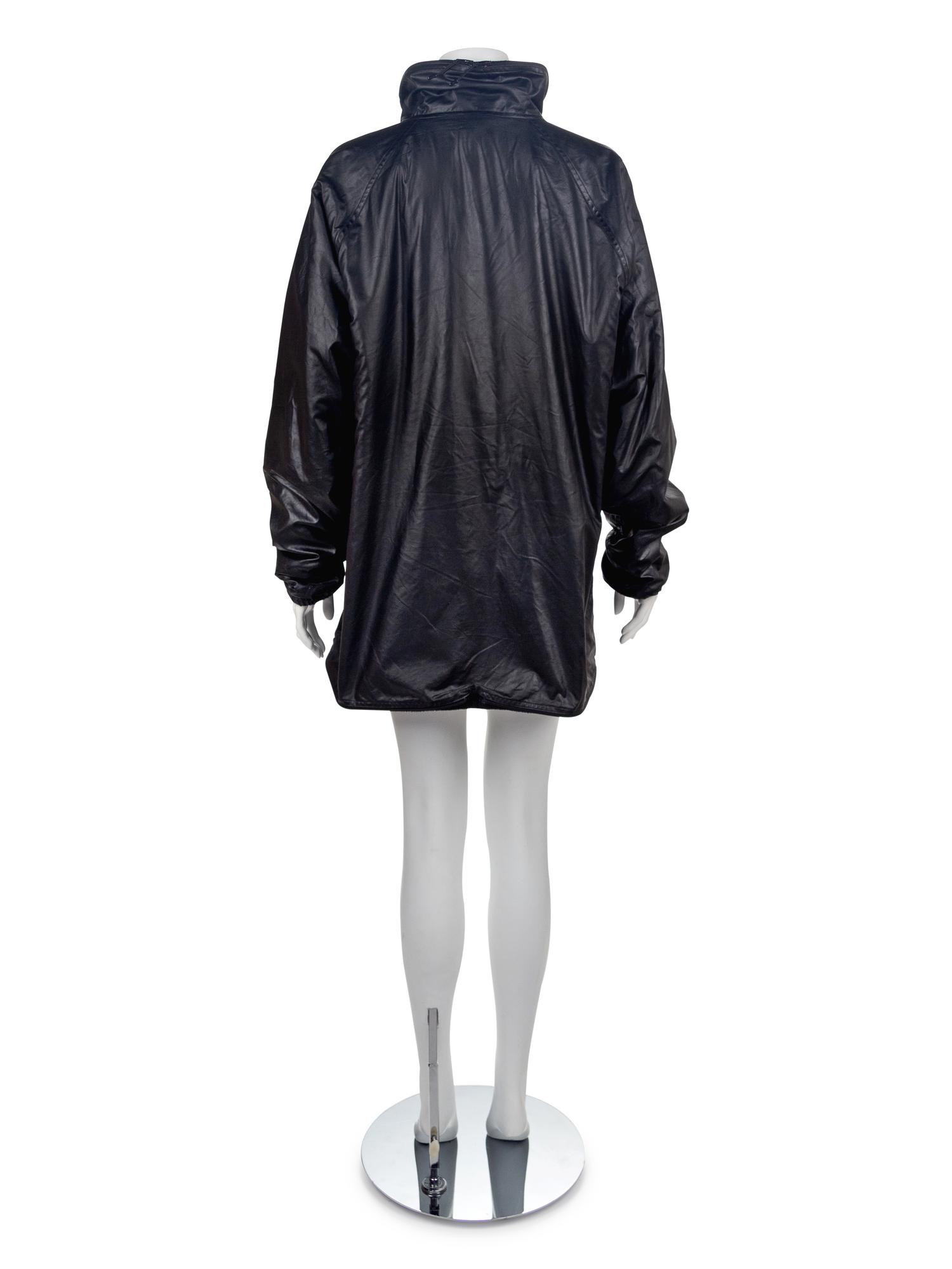 Issey Miyake x Final Home Black Fleece-Lined Coat, 1990-2000s