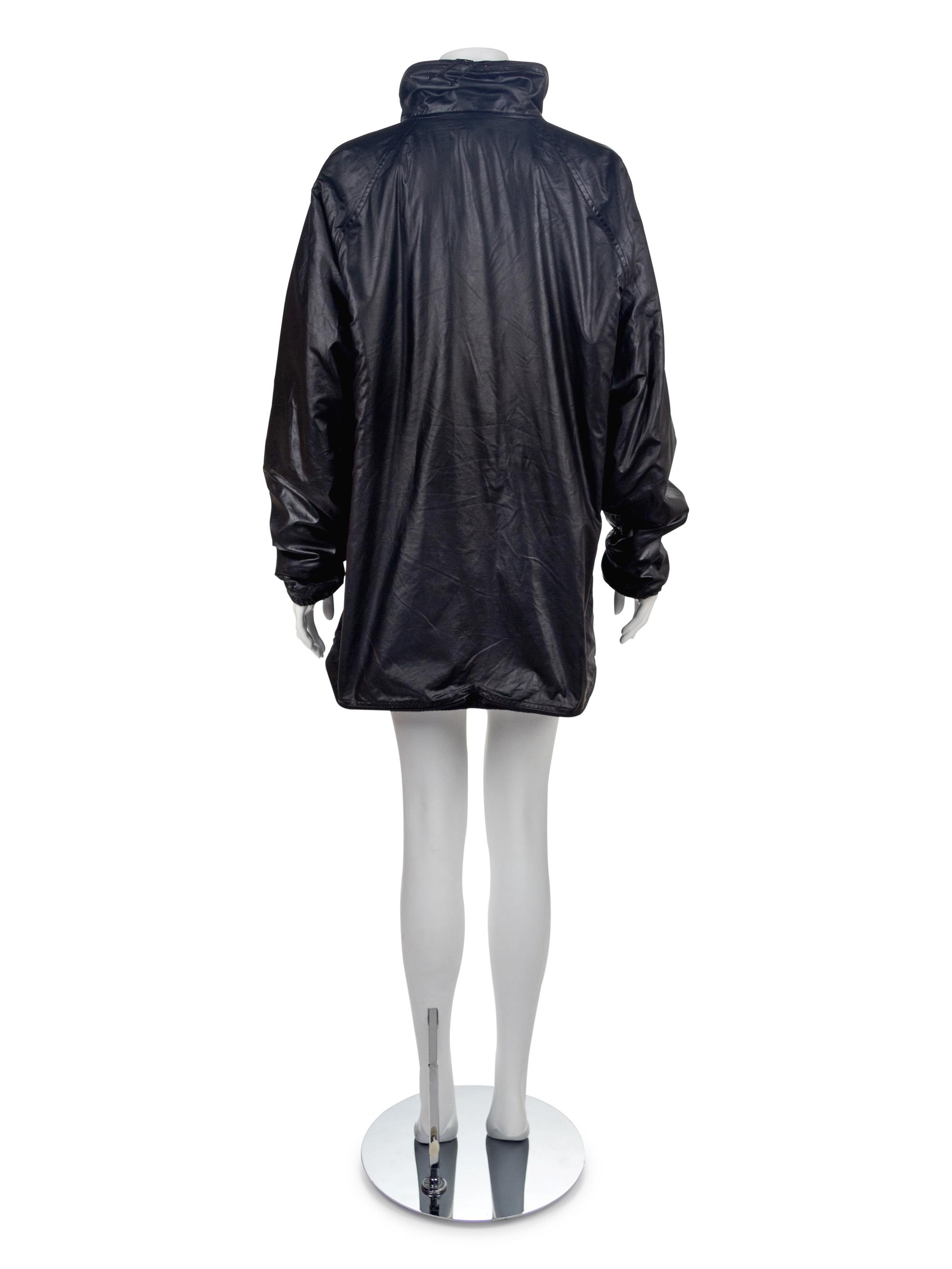 Issey Miyake x Final Home Black Fleece-Lined Coat, 1990-2000s
