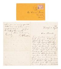 [CIVIL WAR]. Letter with details on the draft & substitution of immigrant and Black soldiers. 1863.