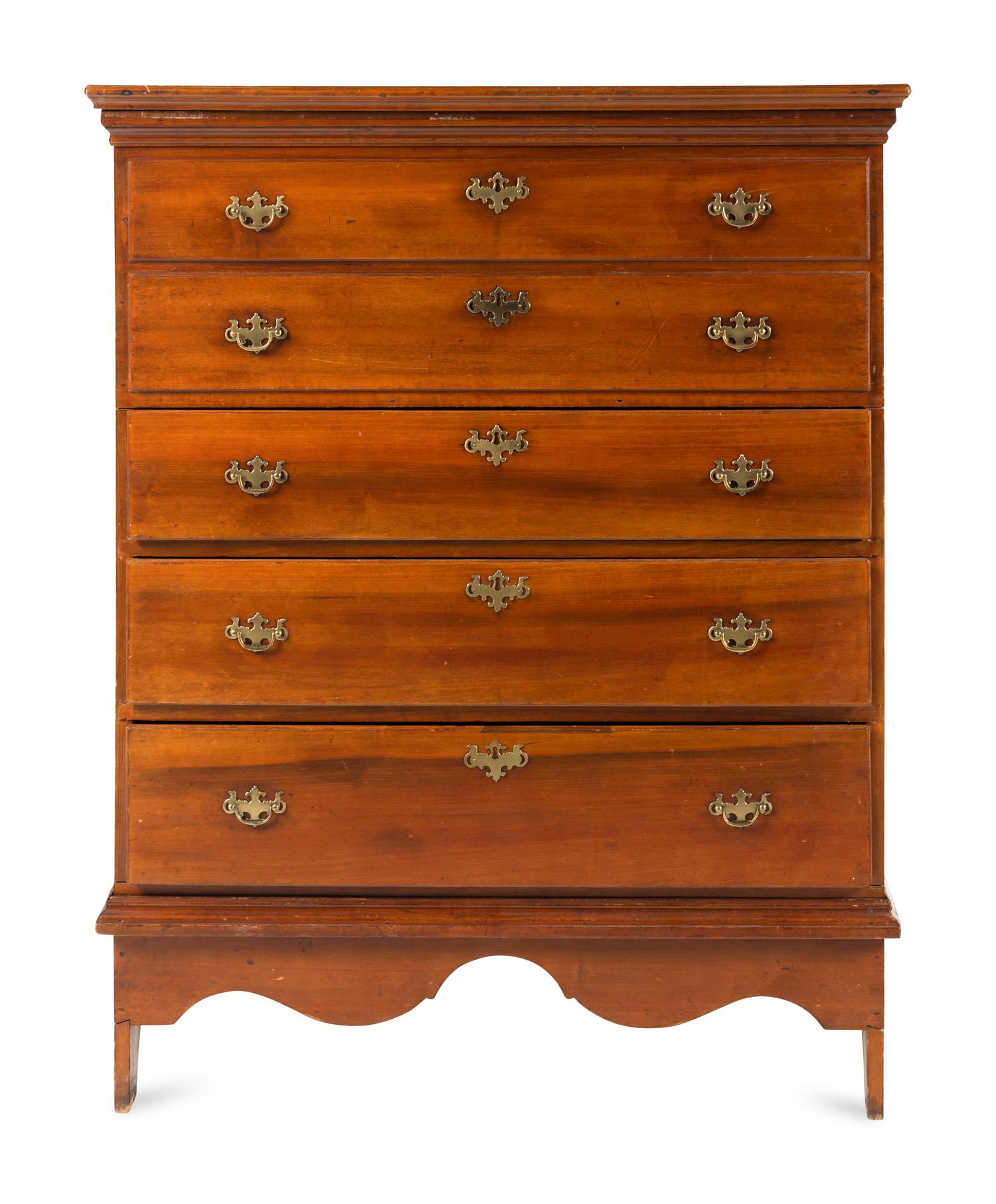 A Federal Cherry Mule Chest