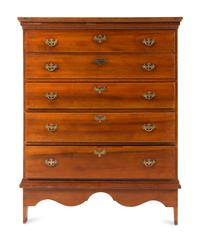 A Federal Cherry Mule Chest