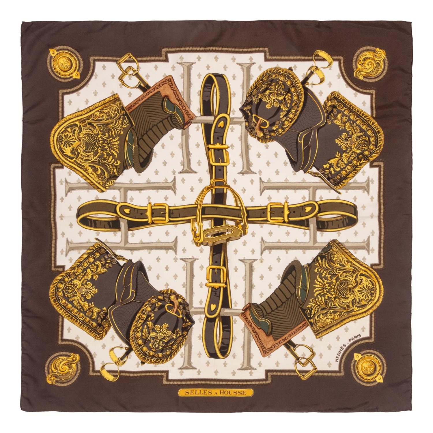 Three Hermès Scarves
