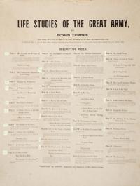 (CIVIL WAR) FORBES, EDWIN. Life Studies of the Great Army. New York, 1876. 20 (of 40) copper plate etchings.