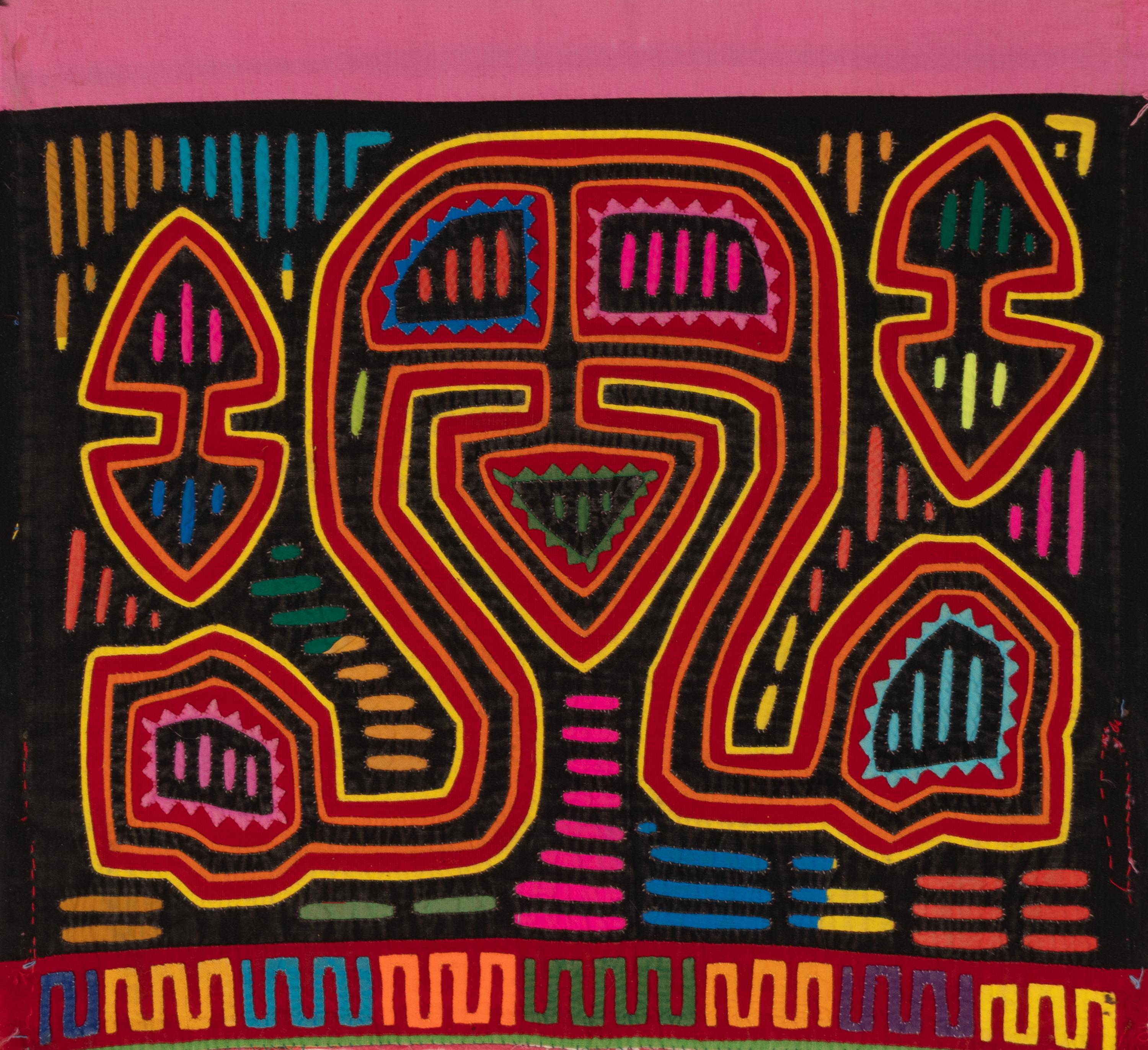 Anonymous Guna Person (Guna, 20th Century) — A Group of Three Mola Textiles