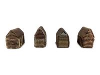 Four Bottle Cap Structures