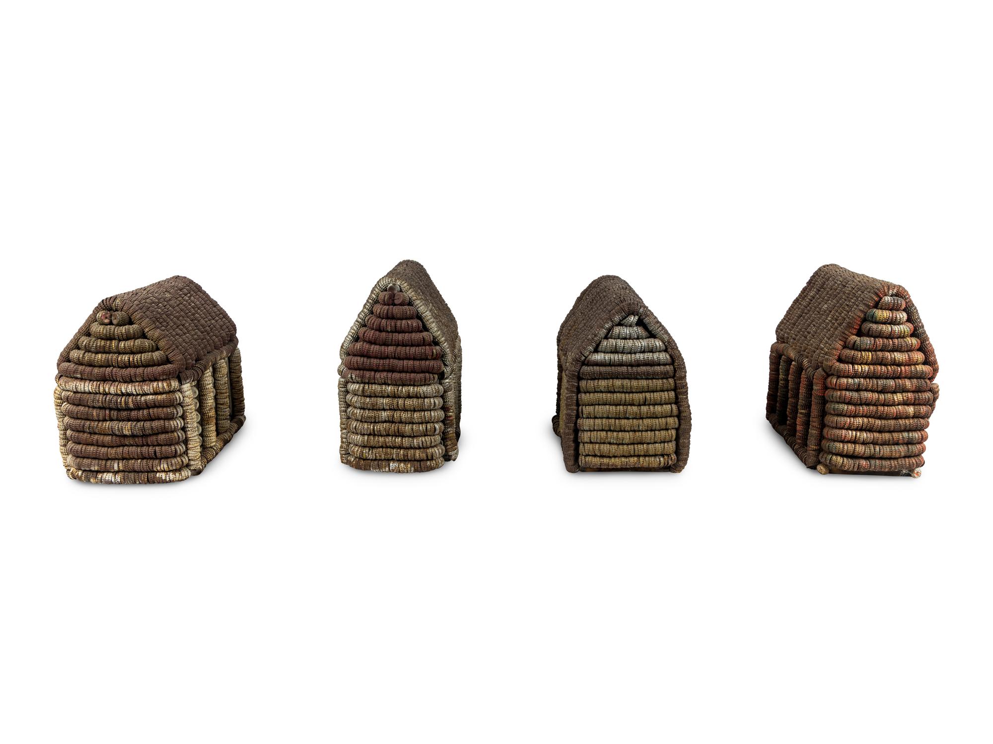 Four Bottle Cap Structures