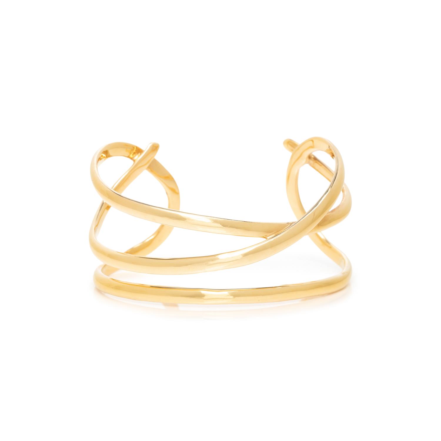 TIFFANY & CO., ANGELA CUMMINGS, YELLOW GOLD CUFF BRACELET