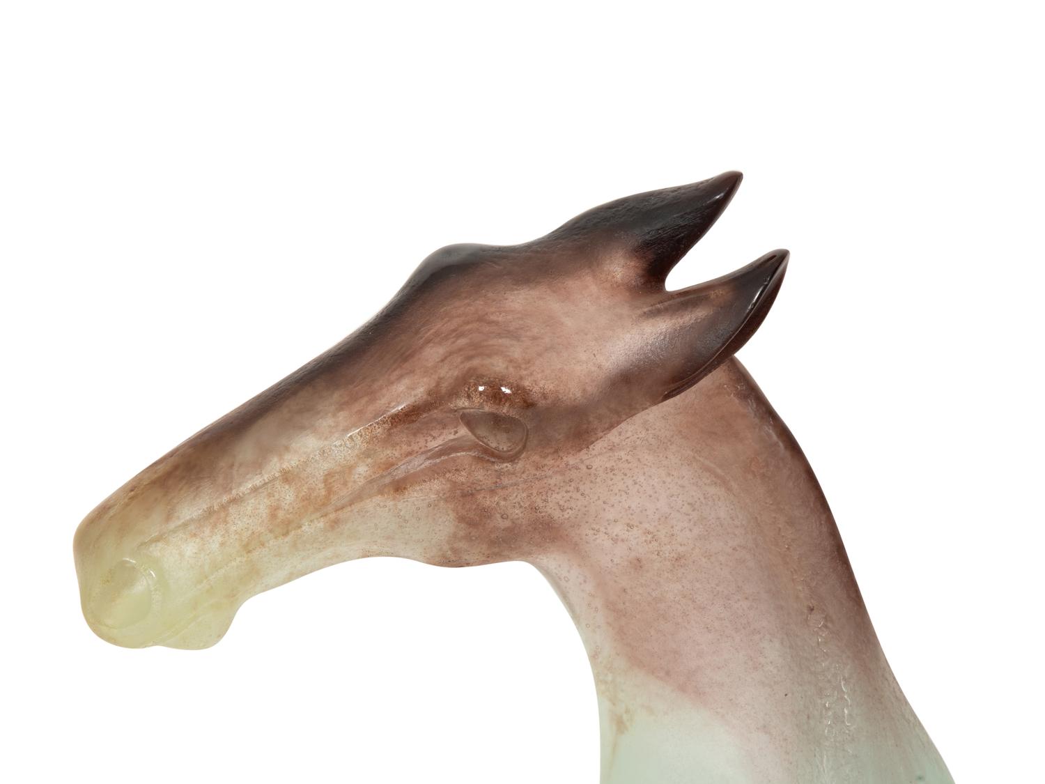A Daum Pâte de Verre Appalousa Sculpture