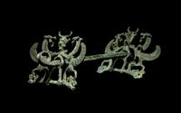 A Luristan Bronze Horse Bit with The Master of the Animals