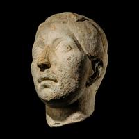 A Roman Marble Head of a Woman