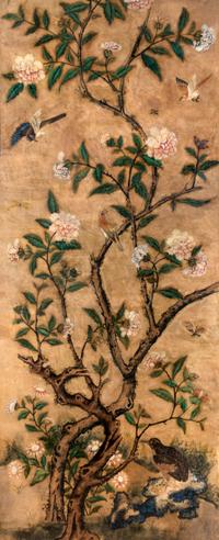 A Chinese Wallpaper Panel — 19TH CENTURY