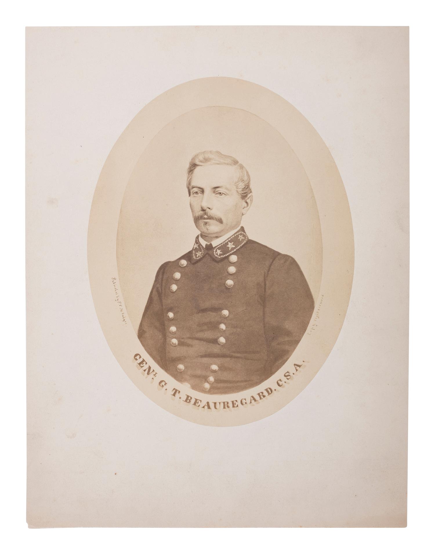 [CIVIL WAR]. Genl. G.T. Beauregard, CSA . [Richmond?]: Sterling C. McIntyre, publisher, [1861?].