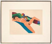 Tom Wesselmann (American, 1931-2004) - Study for Carol Nude