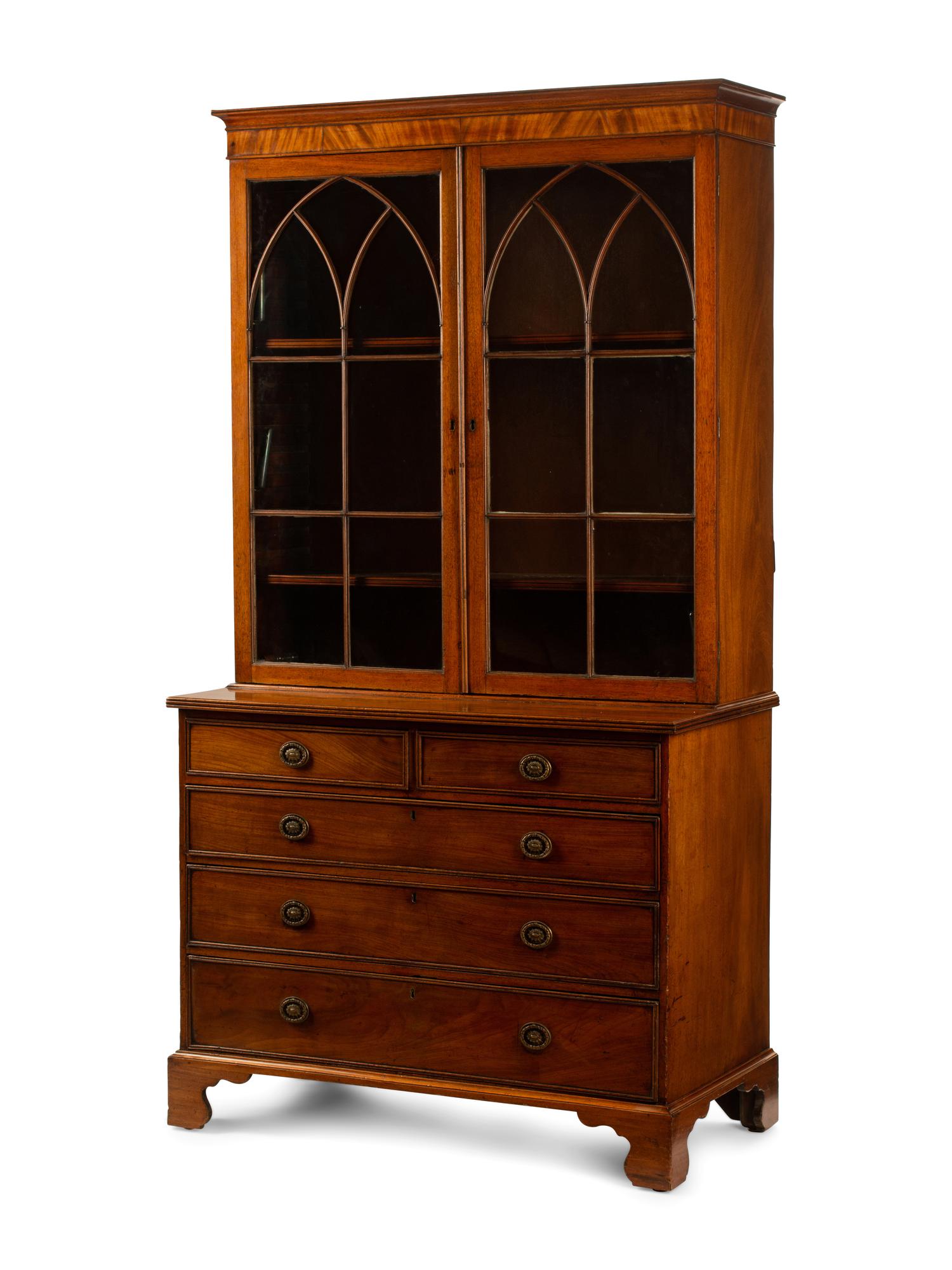 A Regency Style Mahogany Bookcase — 19TH/20TH CENTURY
