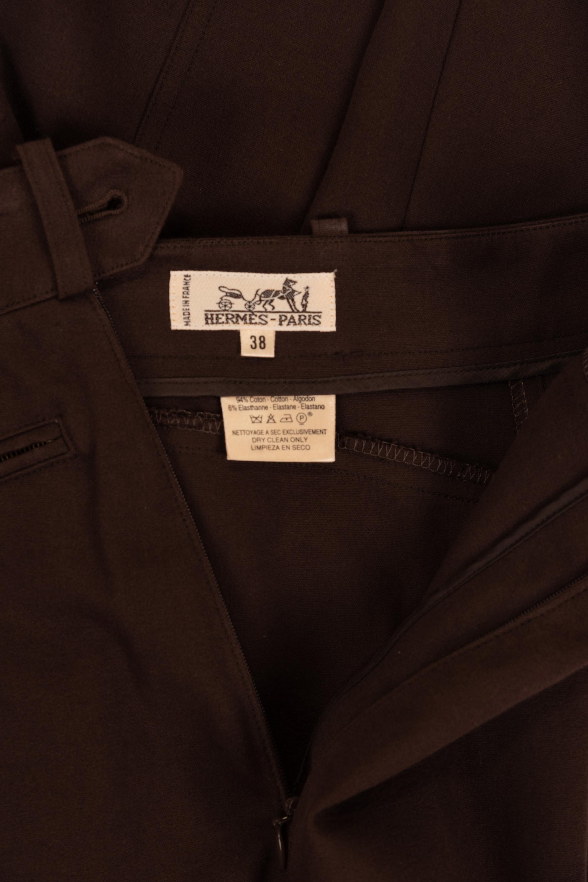 Three Hermès Items: One Cashmere Coat and Two Pairs of Pants