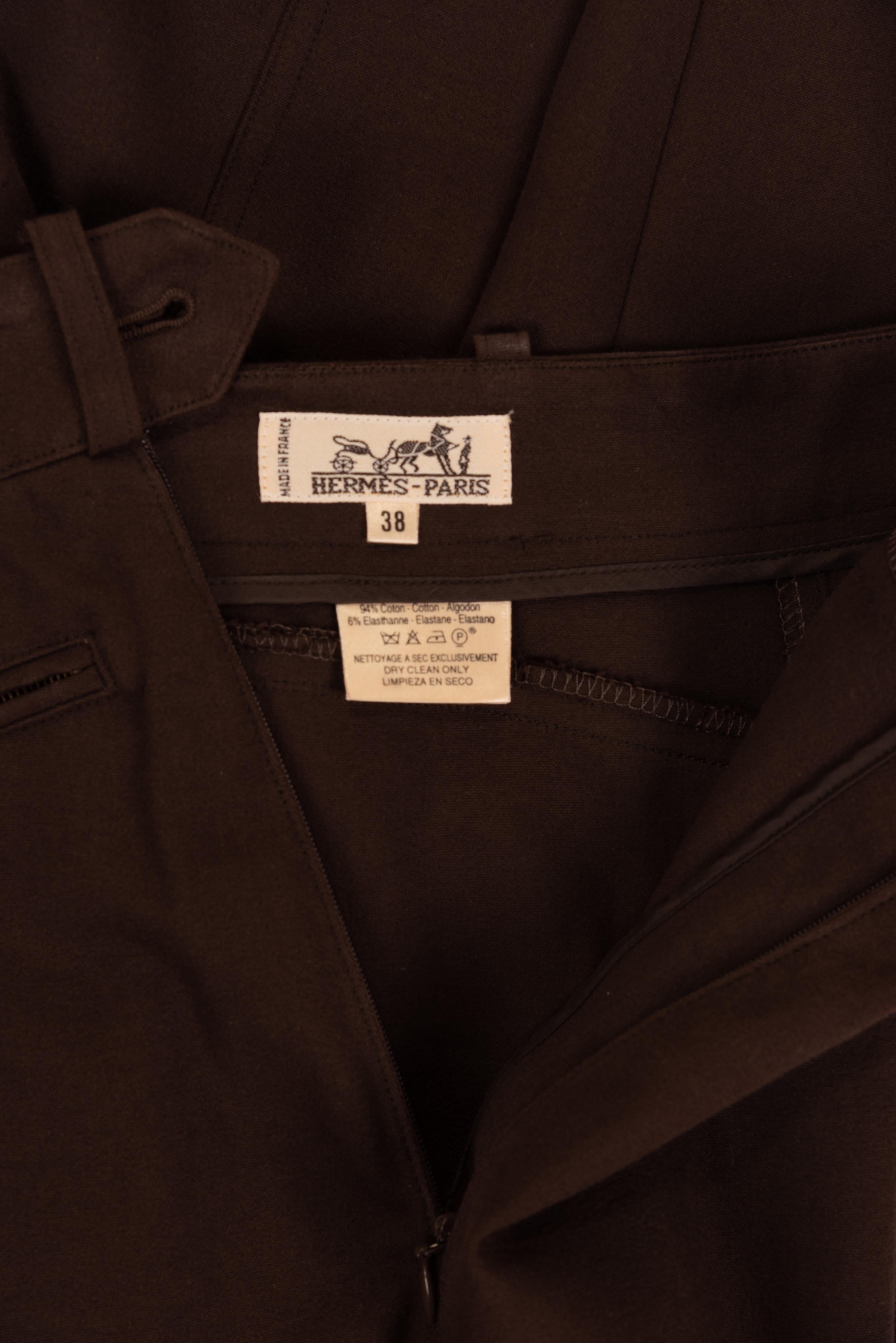 Three Hermès Items: One Cashmere Coat and Two Pairs of Pants