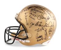 A Mike Ditka HOF Celebrity Golf Classic Multi Signed Autograph Football Helmet from The Collection of Mike Ditka