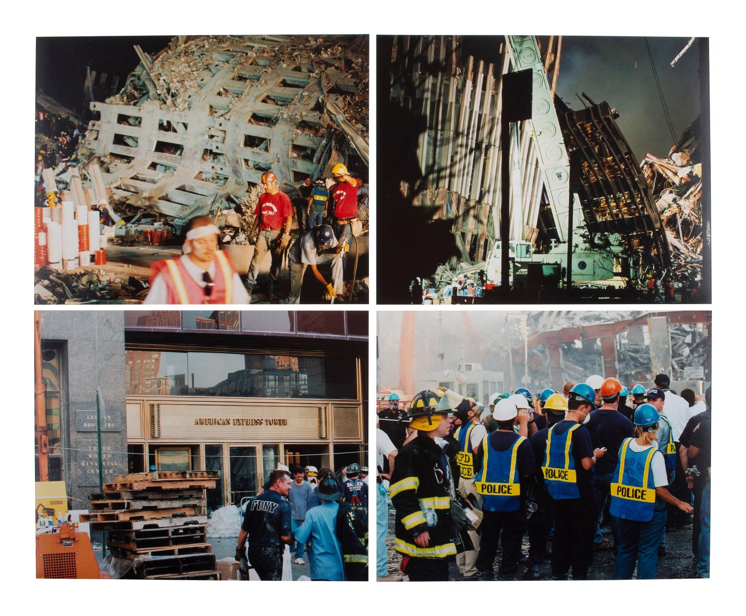 [20TH CENTURY]. Large collection of photographs documenting the aftermath of September 11, 2001.