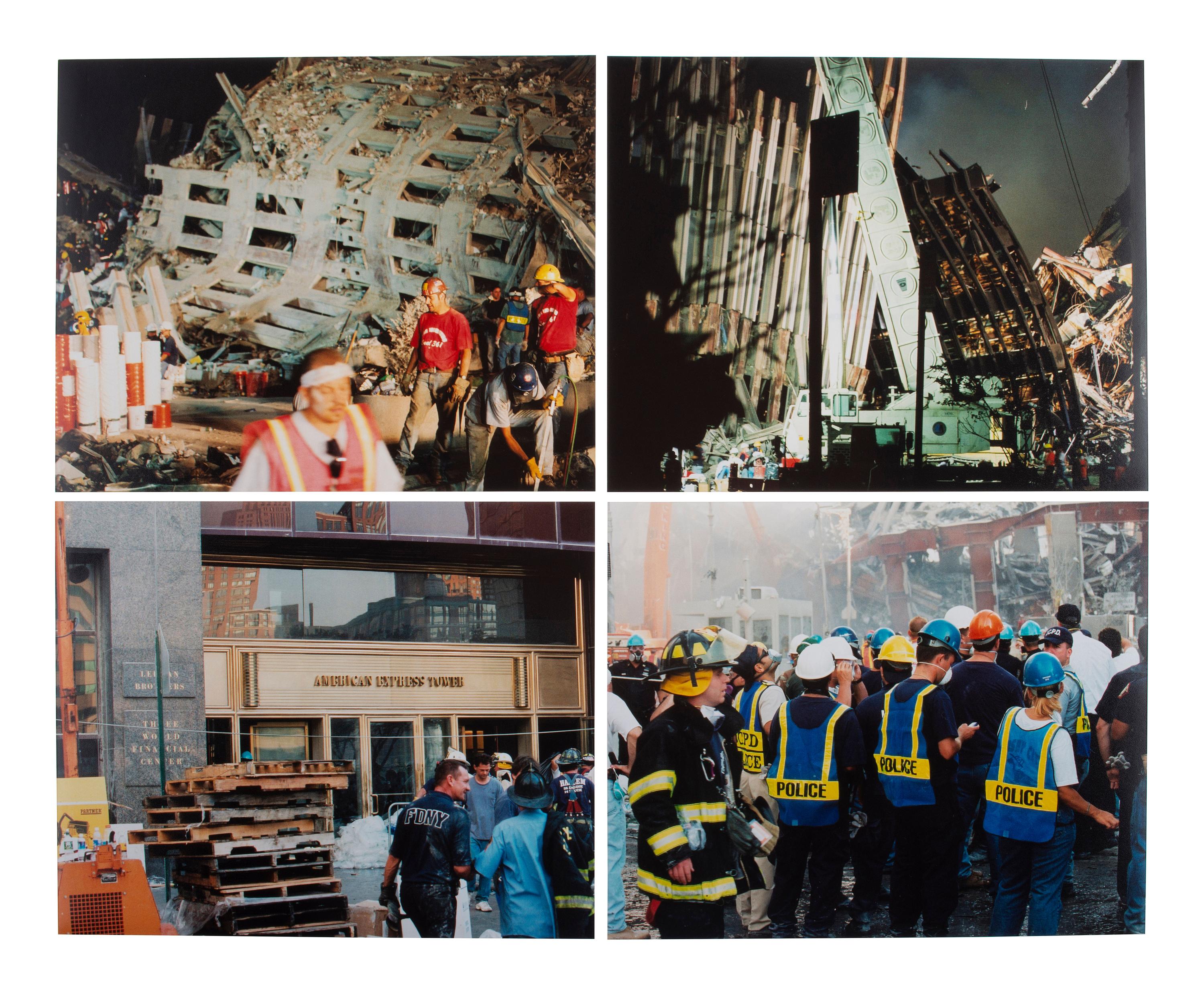[20TH CENTURY]. Large collection of photographs documenting the aftermath of September 11, 2001.