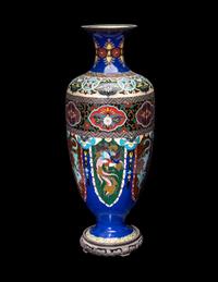 A Japanese Cloisonné Enamel Vase