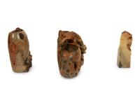Three Chinese Hardstone Articles