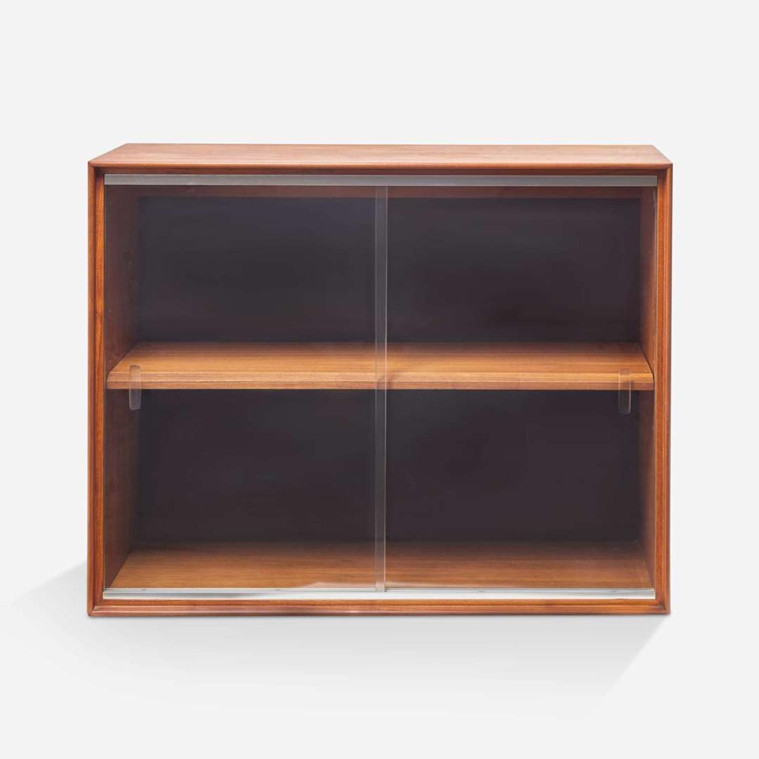 George Nelson (American, 1908-1986) Thin Edge Credenza and Wall-Mounted Display Cabinet, Herman Miller, USA, 1950s