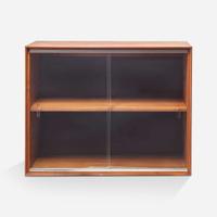 George Nelson (American, 1908-1986) Thin Edge Credenza and Wall-Mounted Display Cabinet, Herman Miller, USA, 1950s