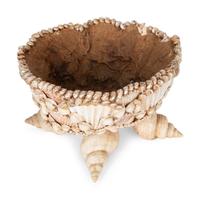 French Shell-Encrusted Footed Jardiniere — 20TH CENTURY