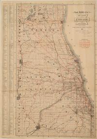 [CHICAGO] -- New Cyclists' Map of Chicago. Chicago: Rand, McNally & Co., 1896.