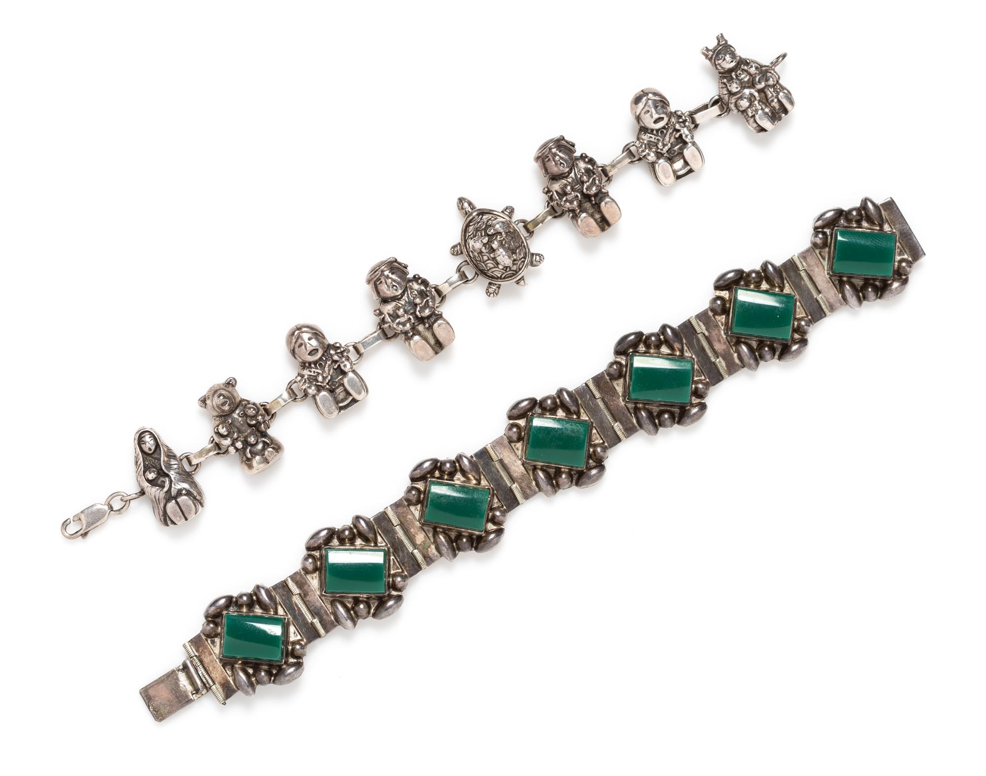 A Sterling Silver "Storyteller" Bracelet, Carol Felley, Circa 1990, 51.40 dwts.