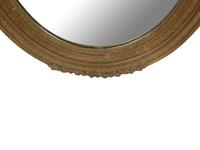 A Louis XVI Style Giltwood Oval Mirror — 20th Century