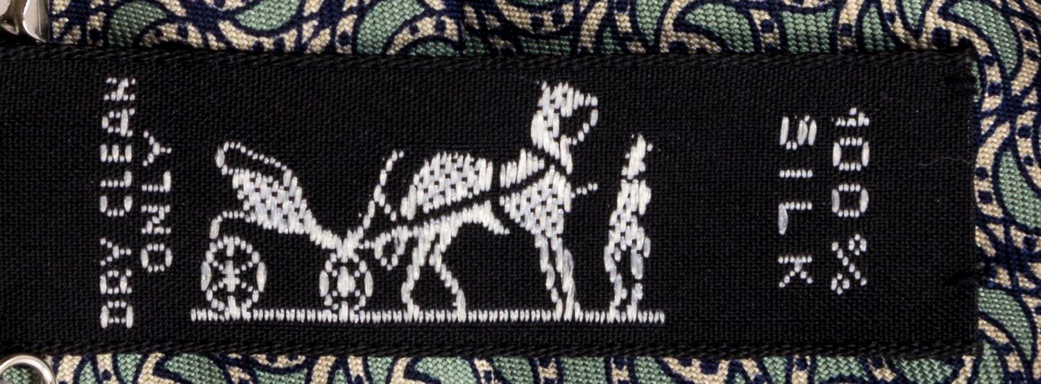 A Pair of Hermès Silk Ties,