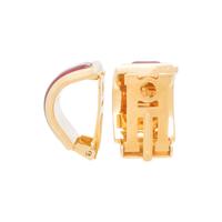 HERMÈS, BANGLE AND EARCLIPS