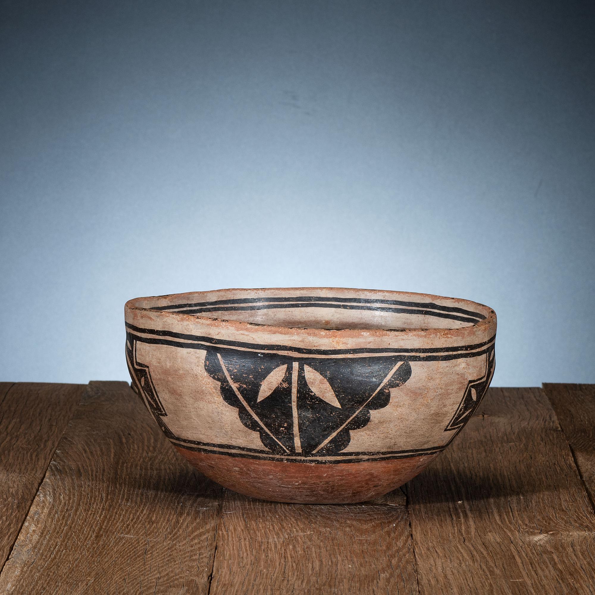 Cochiti Pottery Bowl, with Birds