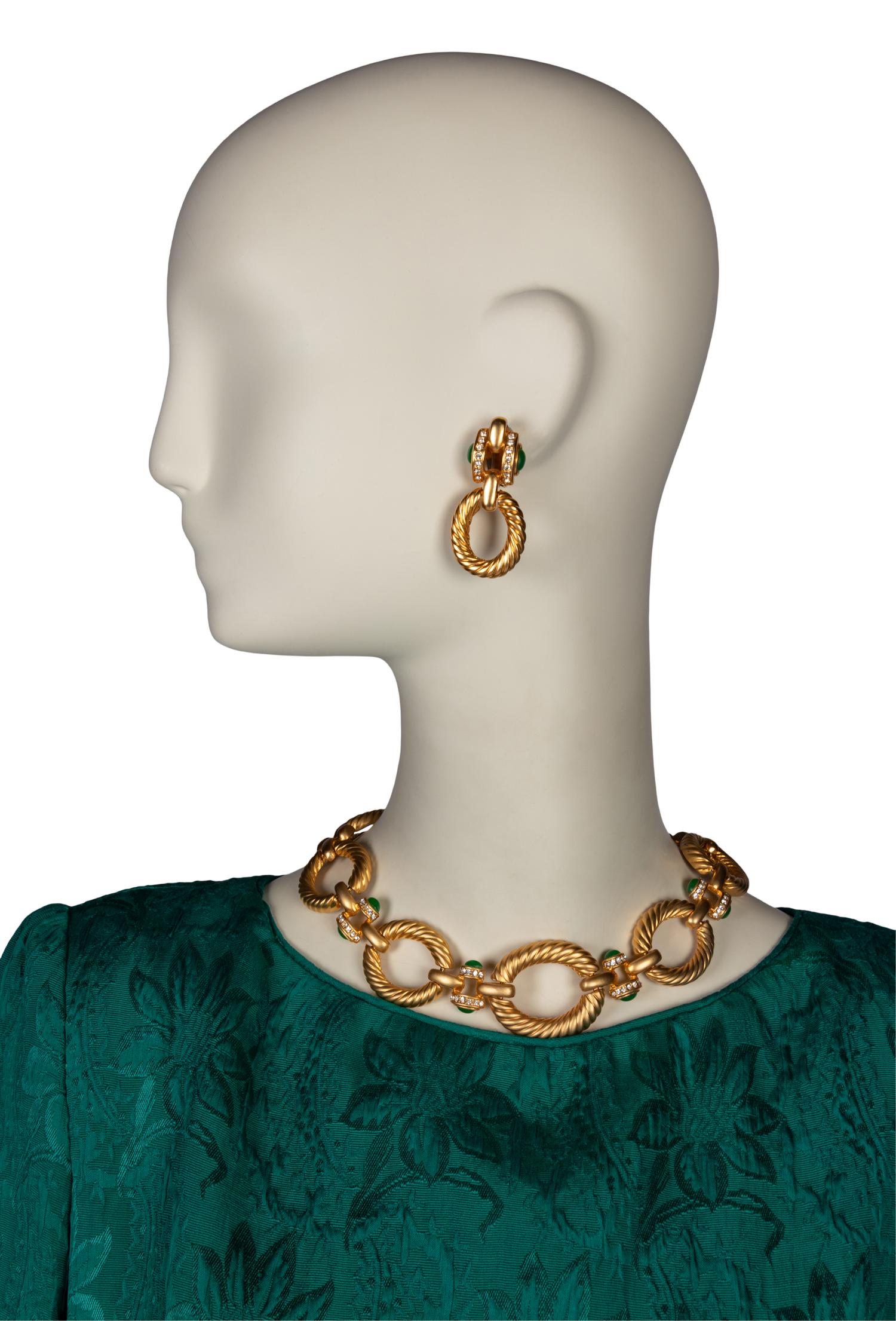 Collection of Three Designer Ensembles, Accompanied by a Collection of Costume Jewelry