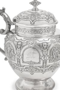 A Scottish Edwardian Silver Three-Piece Tea Service