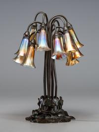 Twelve-Light Lily Table Lamp