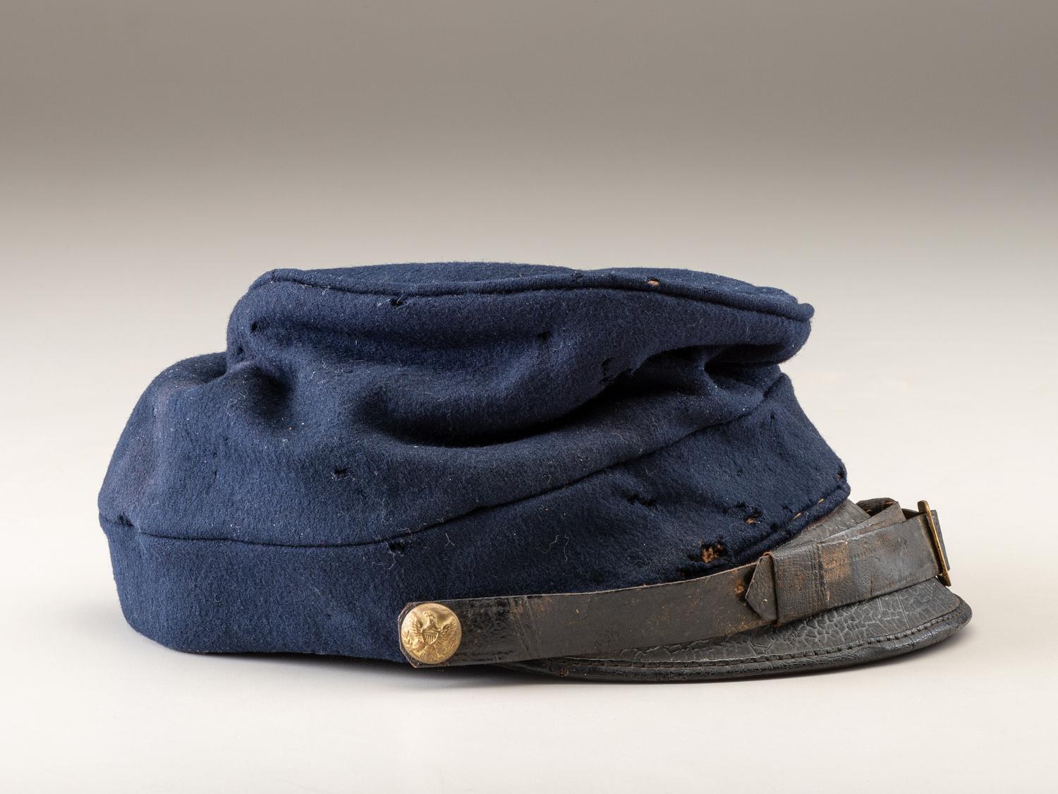 [CIVIL WAR]. McDowell-style forage cap.