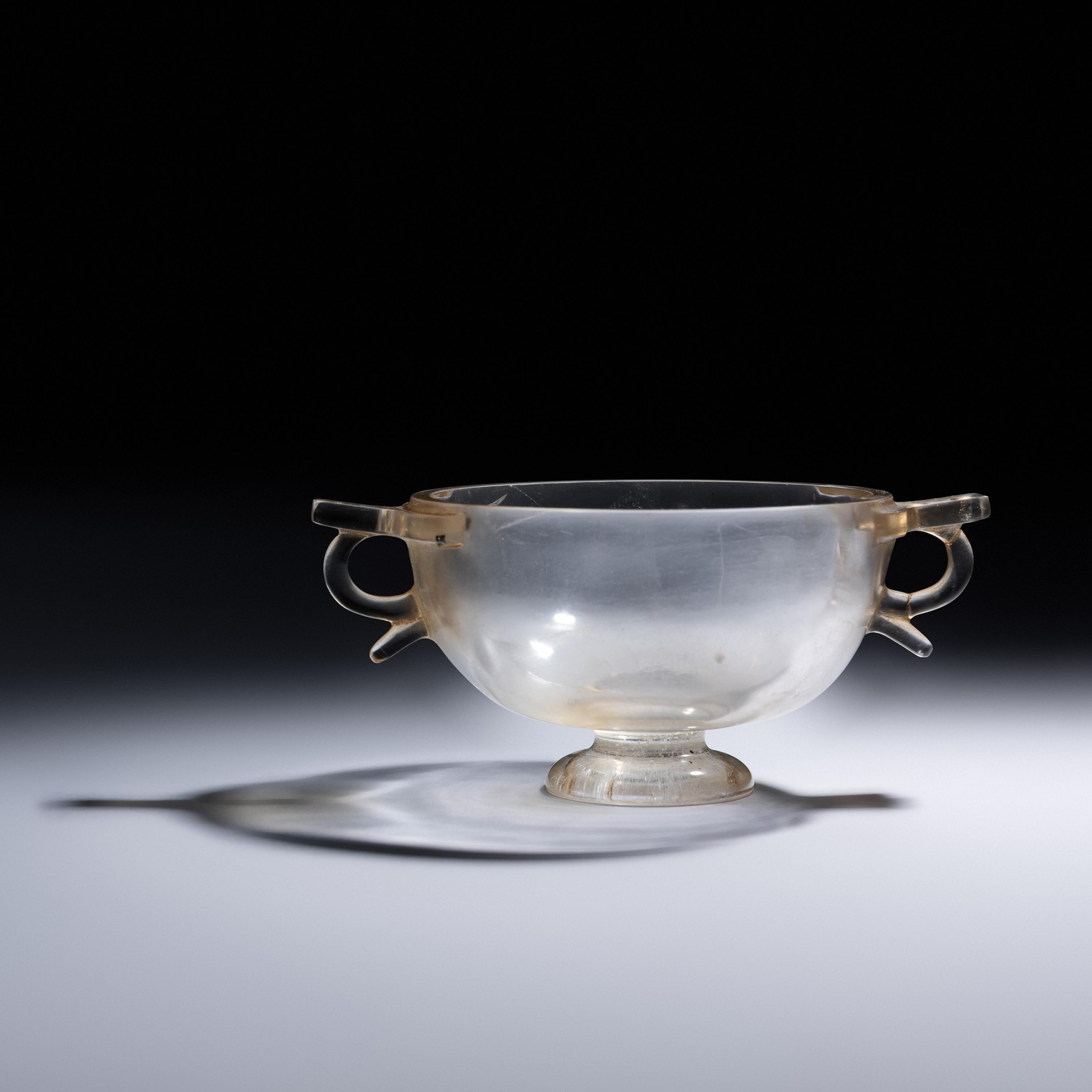 A Greek Rock Crystal Skyphos