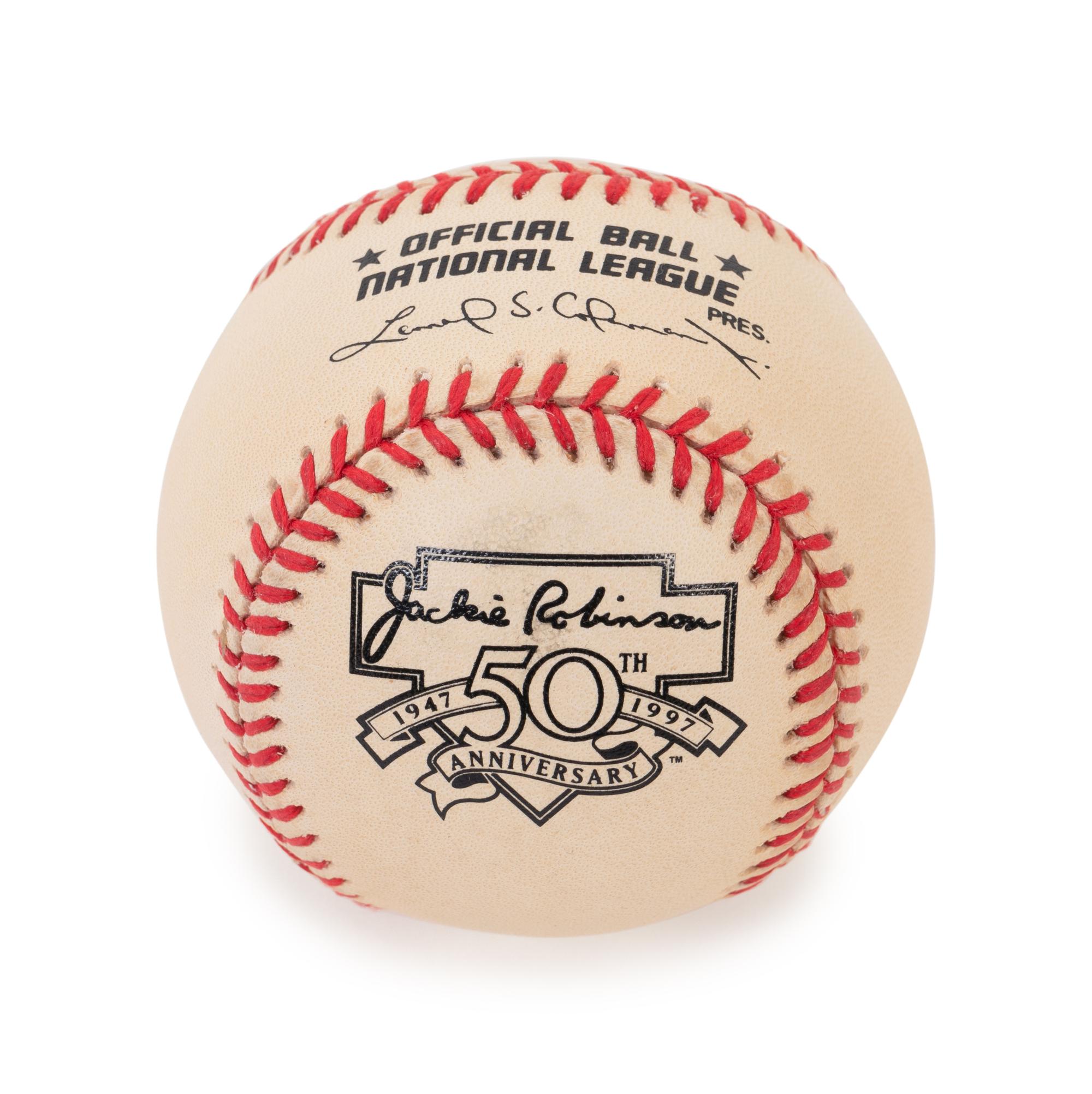A Group of Jackie Robinson Brooklyn Dodgers Items,