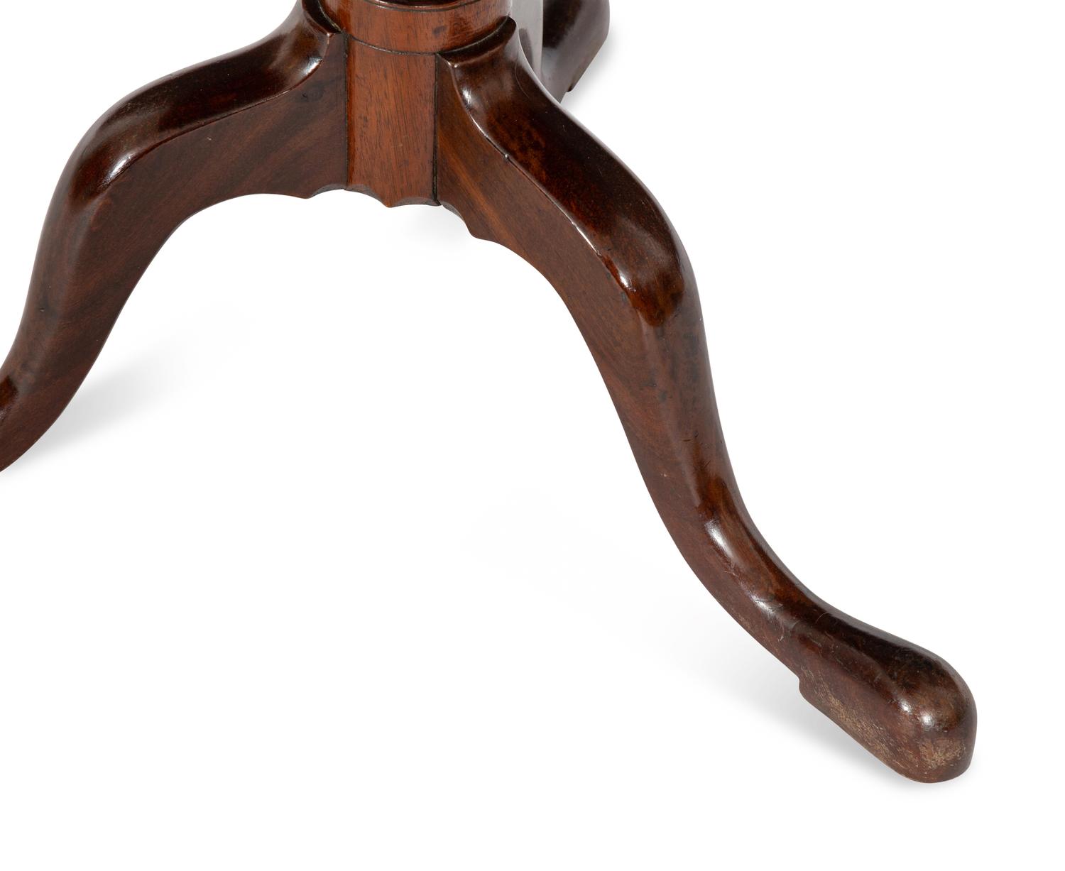 A George III Mahogany Tilt-Top Table