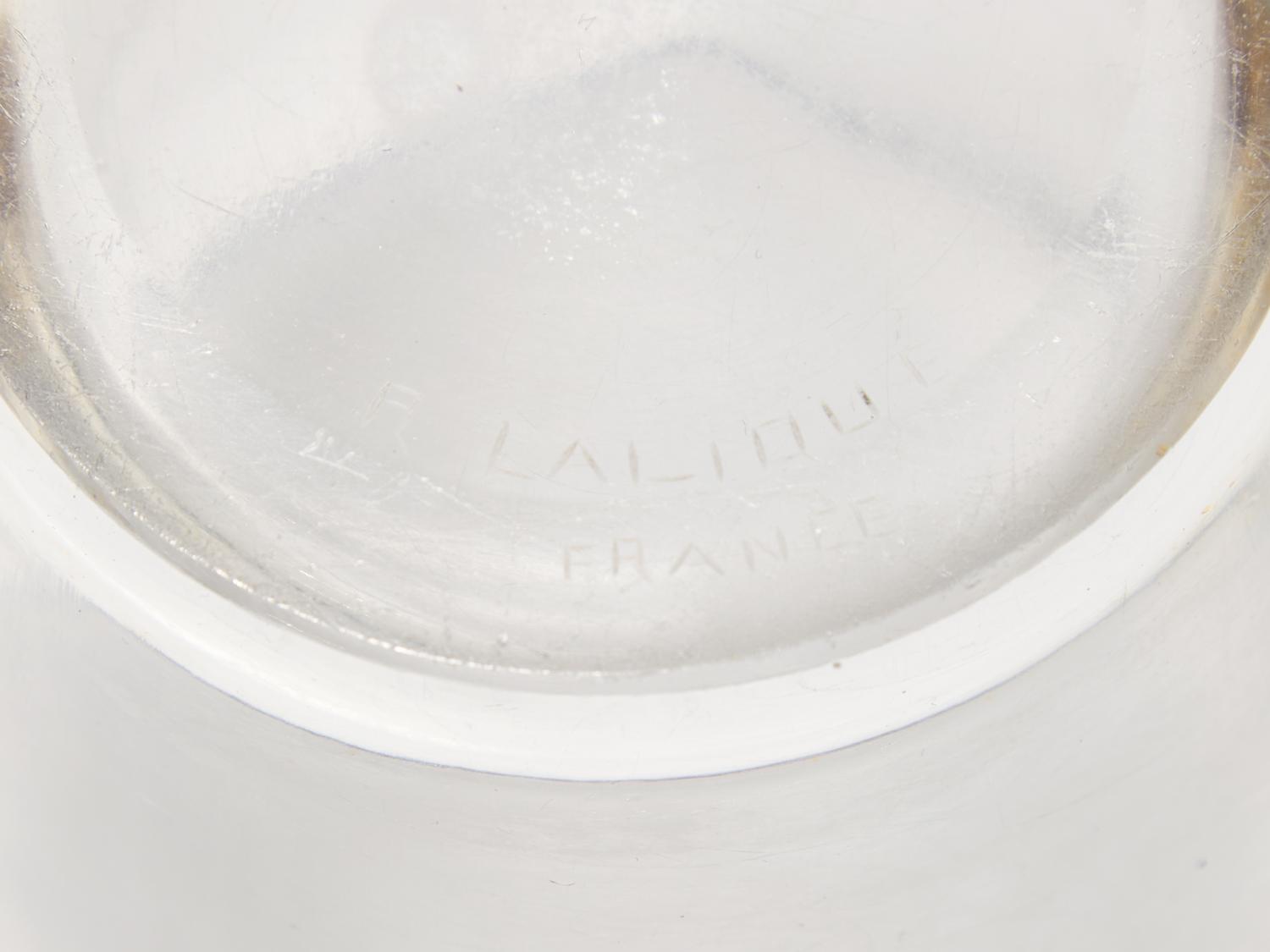 A Molded Glass Caudebec Vase