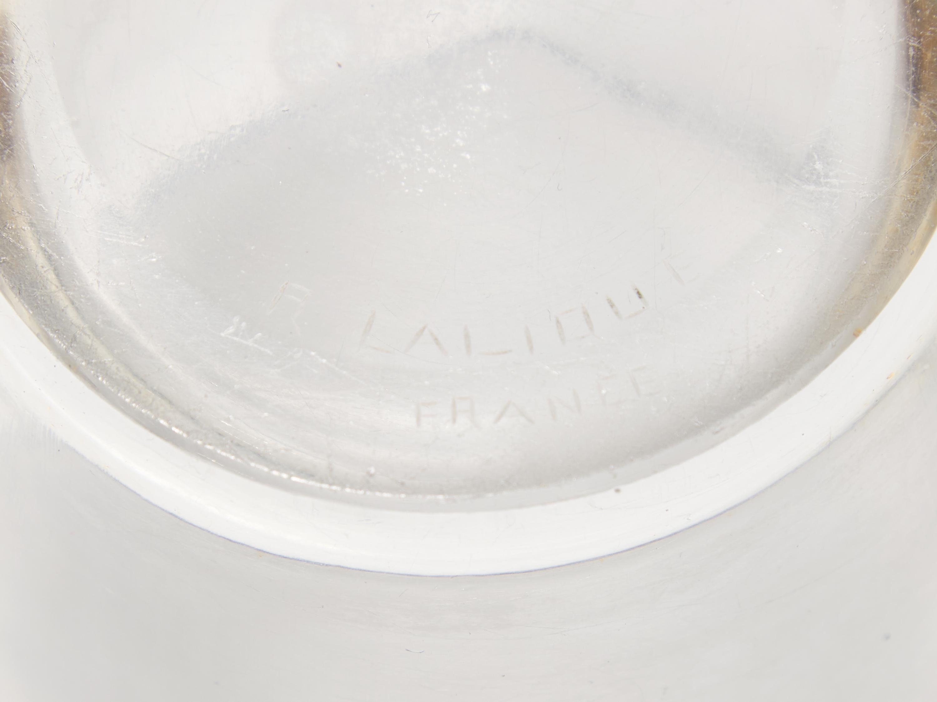A Molded Glass Caudebec Vase