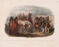Travellers Meeting with Minatarre Indians