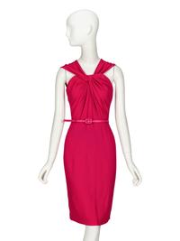 Christian Dior by John Galliano , Draped Fuchsia Dress