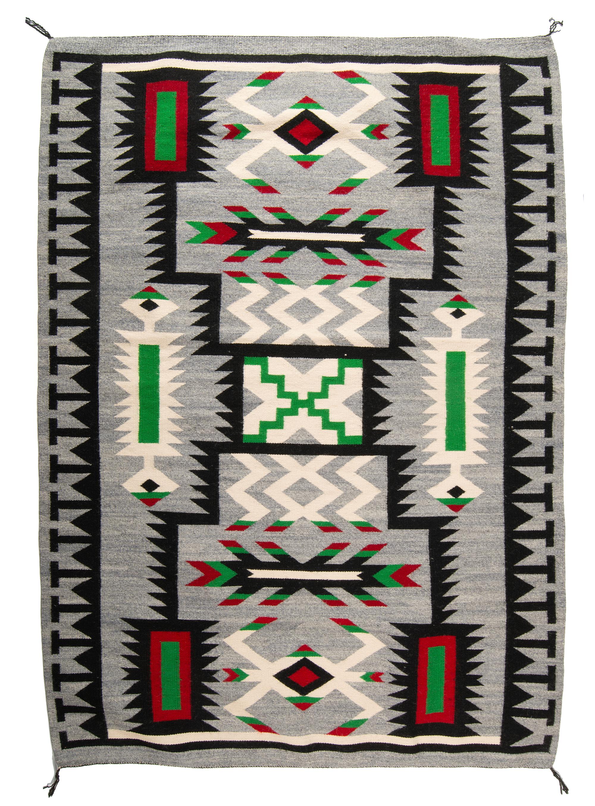 Navajo Storm Pattern Weaving / Rug