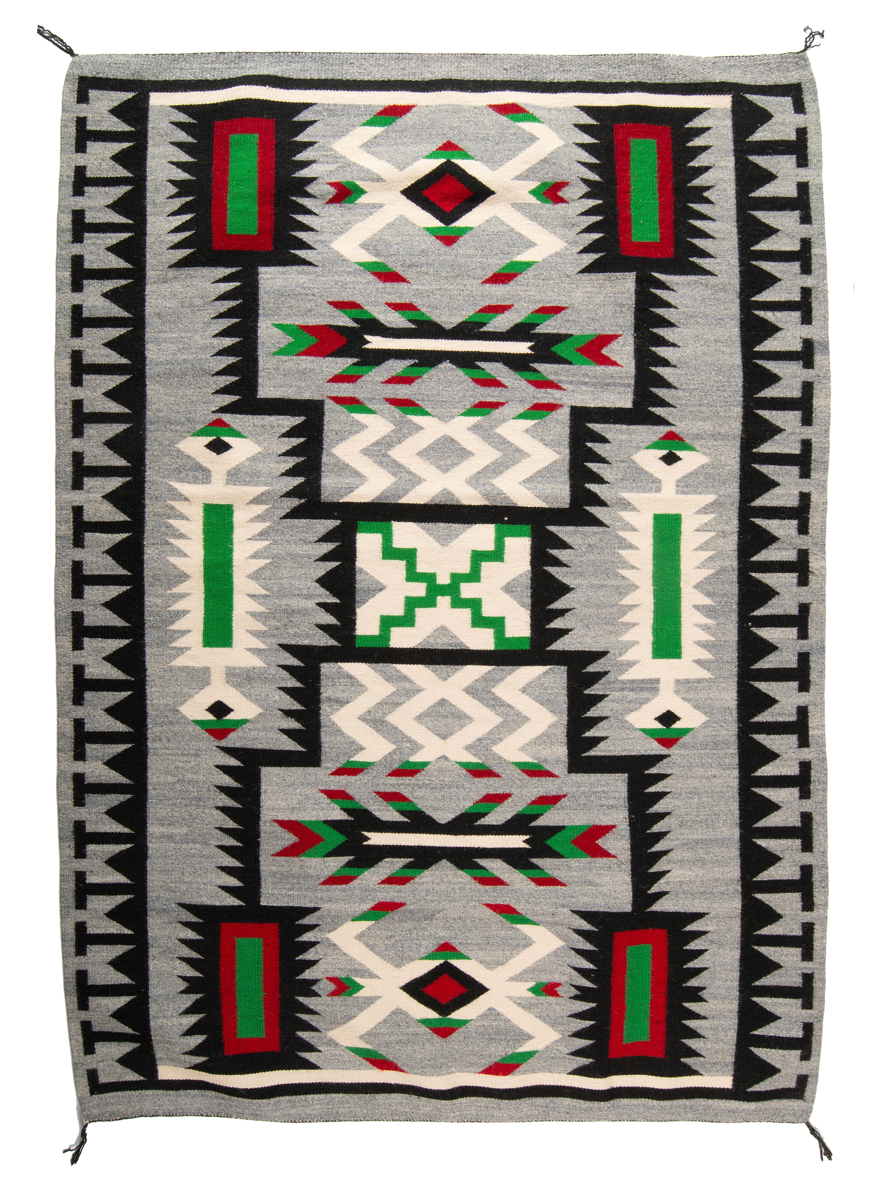 Navajo Storm Pattern Weaving / Rug